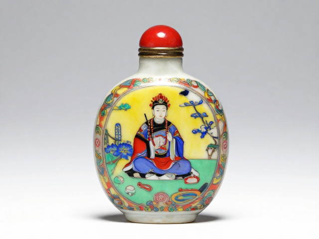 乾隆工笔内画的矿物色美学特征