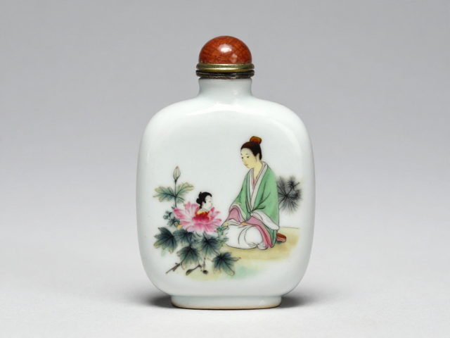 瓷质鼻烟壶的器型骨架与内画空间的从属关系