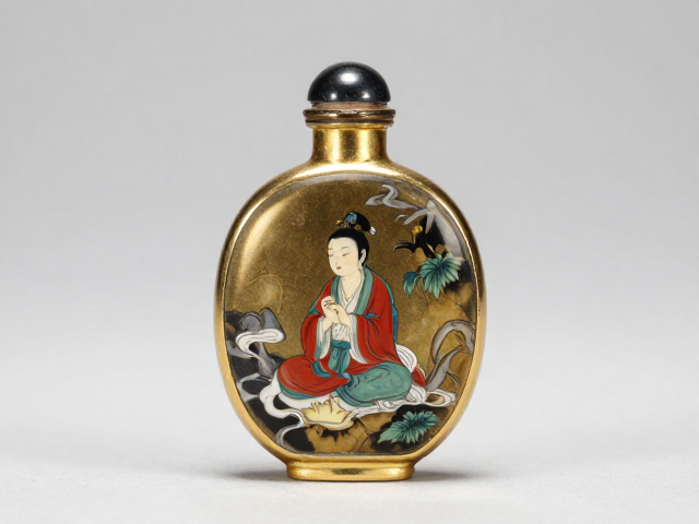 金边包边工艺与内画艺术的视觉融合