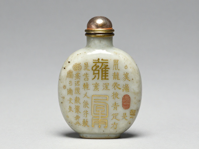宫廷御用鼻烟壶的材质甄选与工艺底色