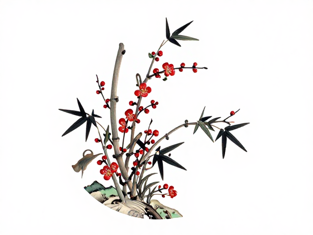 鲁派内画梅兰竹菊的文人风骨与笔墨意趣