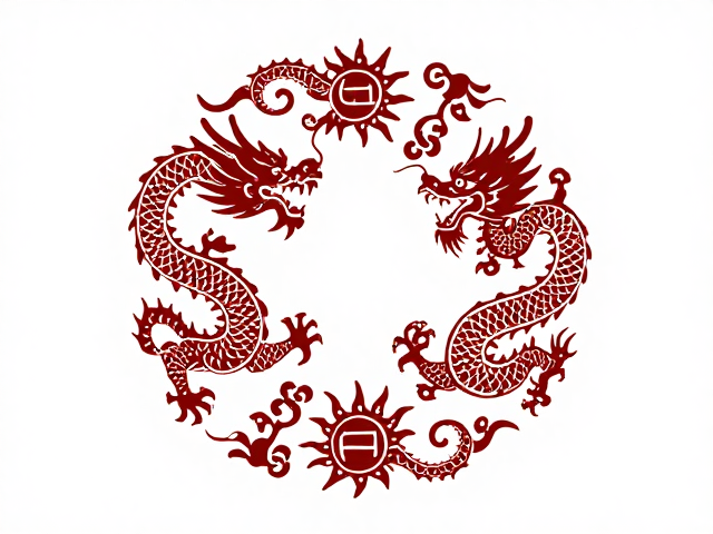 龙凤纹饰的符号溯源与文化隐喻