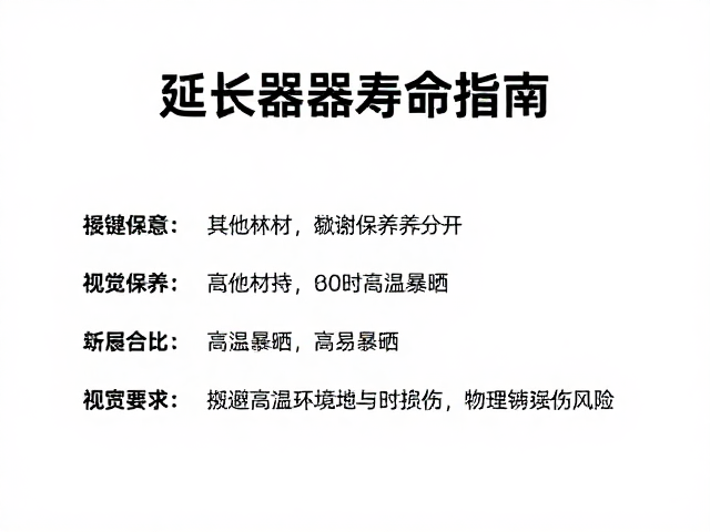 规避高温环境与物理损伤的风险