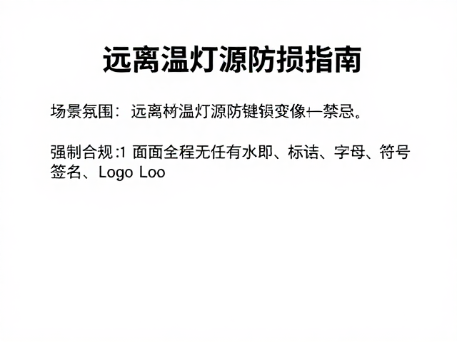 远离高温灯源防损指南：环境微控的关键要素