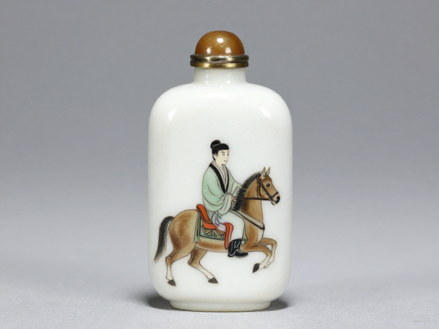 冀派内画伍子胥像的艺术风格与审美价值