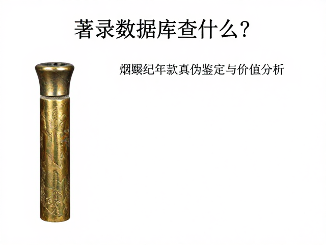 烟匙纪年款的形制特征与时代演变