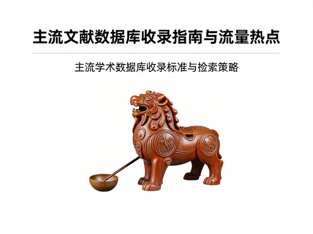 主流学术数据库收录标准与检索策略