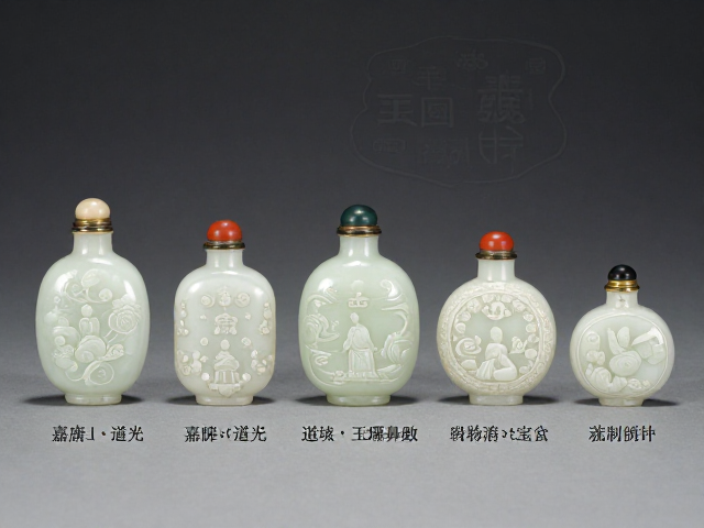 嘉庆至道光时期的玉雕鼻烟壶:宫廷审美与技艺的承袭