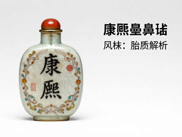 康熙鼻烟壶的时代风貌与工艺特征
