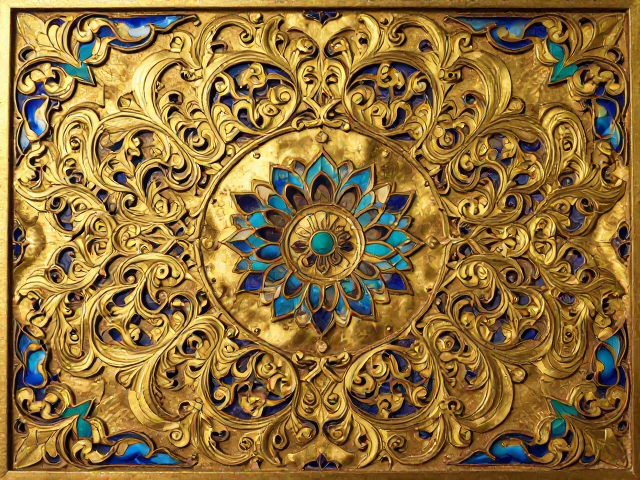 金属錾花与鎏金工艺的千年传承