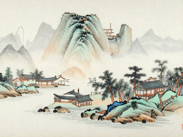 内画山水开光构图的起笔逻辑