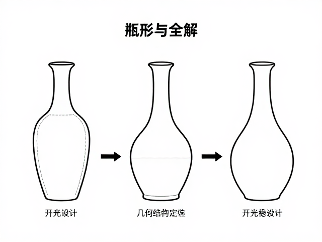 瓶形设计的几何约束与结构稳定性