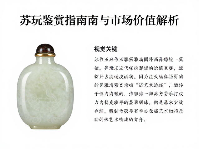 苏作玉雕扁圆外画鼻烟壶的形制渊源与工艺特征