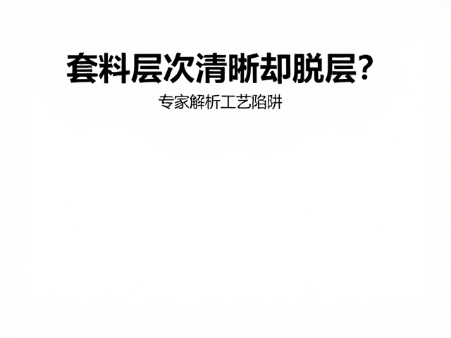 套料工艺的核心技术逻辑