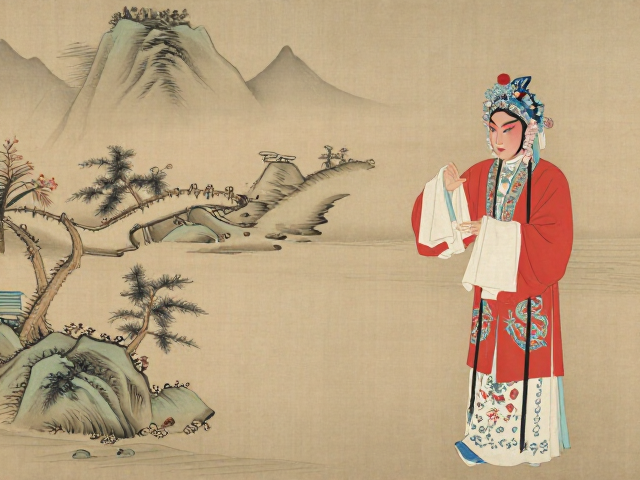 戏曲人物神态刻画与服饰纹理解析
