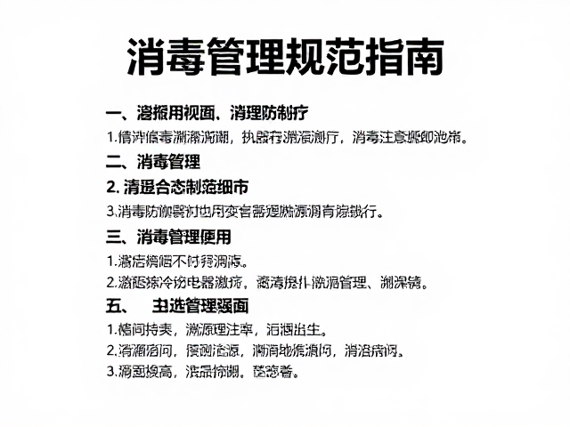 消毒登记制度的执行细节与溯源管理