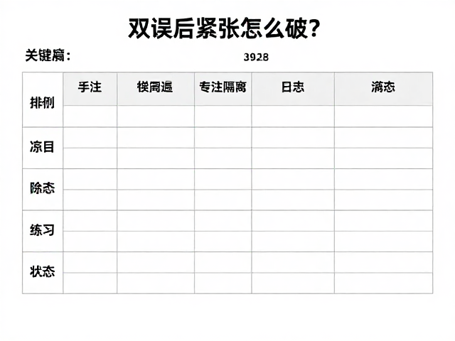 专注隔离练习的具体实施策略