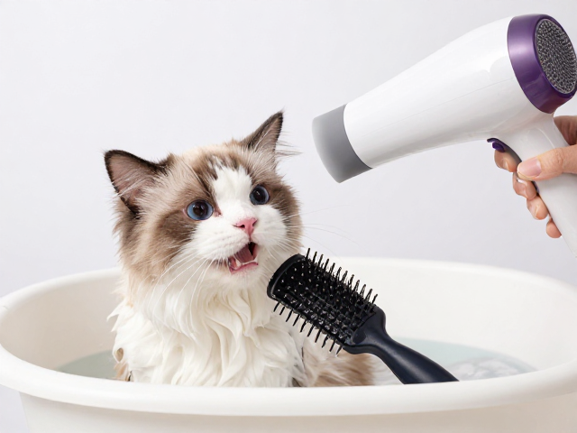 猫咪洗澡防逃脱技巧