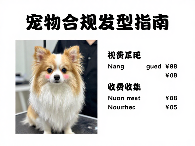宠物展会发型攻略，脸颊温柔渐变染技巧，耳朵尾巴单项收费详情