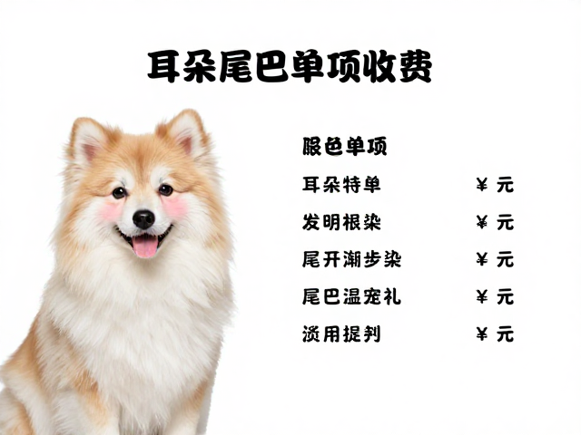 耳朵尾巴单项收费详情:服务明细与透明度