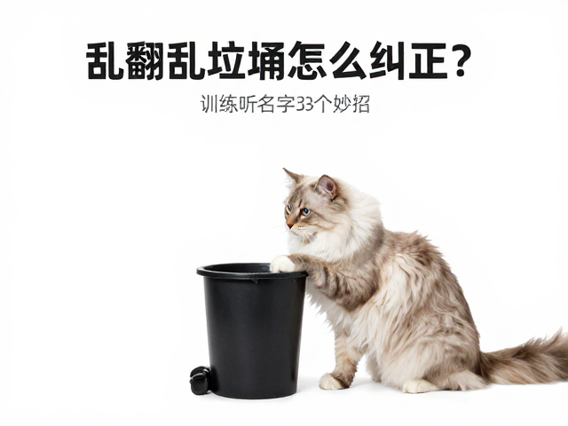 长毛猫乱翻垃圾桶怎么纠正?训练听名字回应的3个妙招