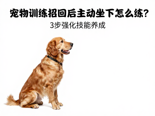 宠物训练,召回后主动坐下怎么练?3步强化技能养成