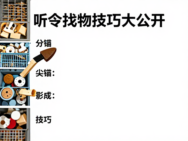 动态找物与精准定位技巧
