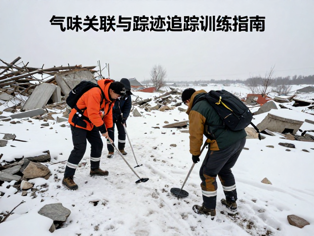 低温废墟下的踪迹识别与空间定位技术