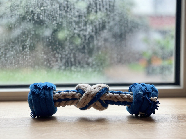 雨天室内遛狗神器,耐咬绳结拔河玩具,毛毡布,释放狗狗精力