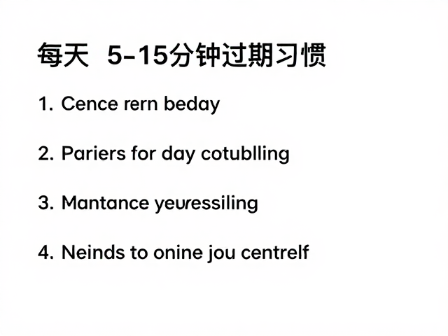 微习惯在场景化适应中的具体应用