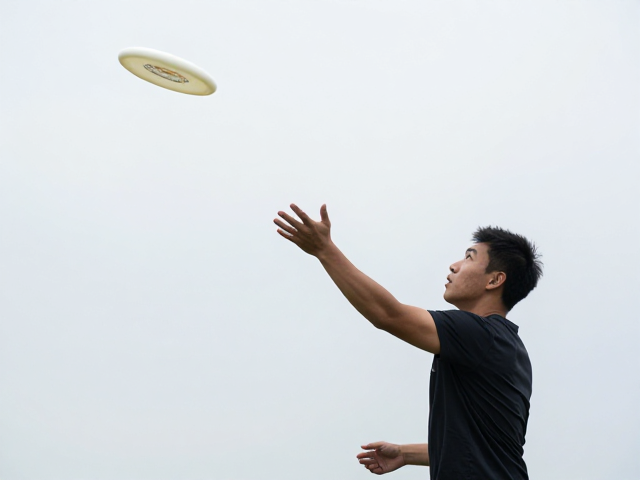 远程手势控制接飞盘的核心逻辑与场景构建