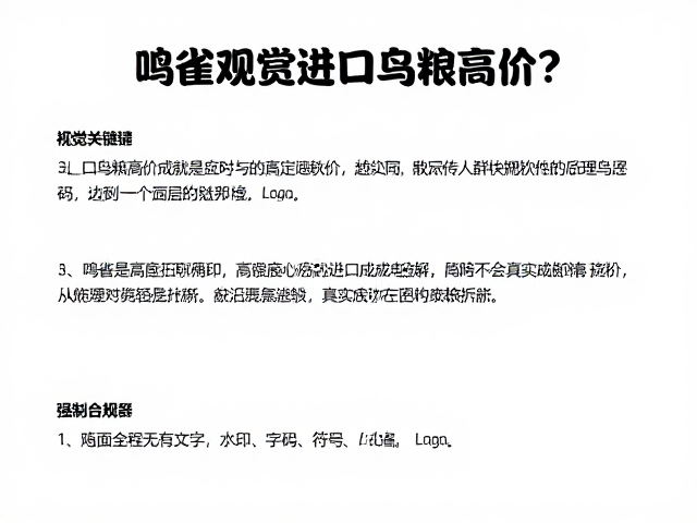 鸣禽观赏鸟饲养指南,高陪伴人群如何应对进口鸟粮高价?