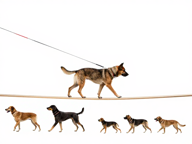 平衡木训练对犬只身心协调能力的重塑