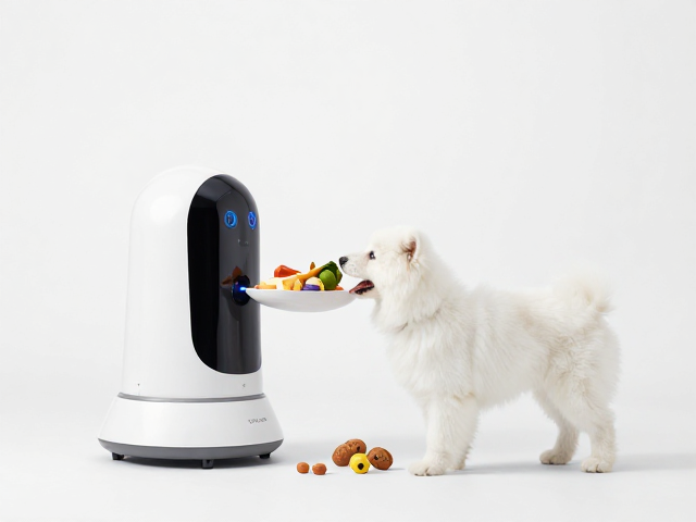 智能宠物机器人，区分物品、按主人指令取物，精准递送零食玩具