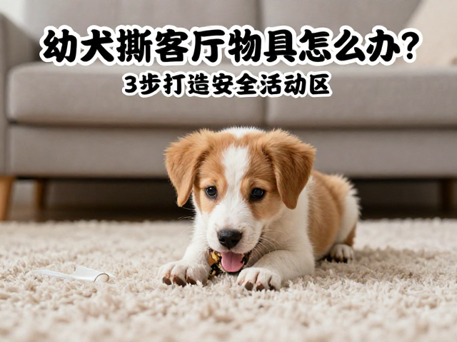 幼犬撕毁客厅物品怎么办？3步打造安全活动区，行为矫正指南