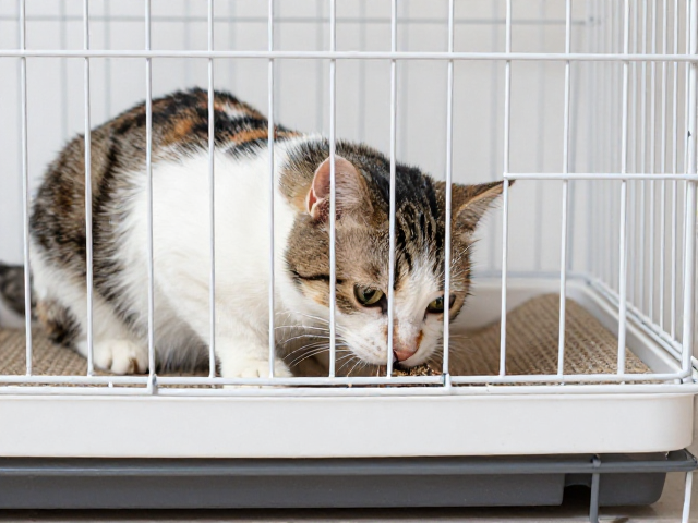 猫咪咬笼子配件？试试猫抓板，反条件作用，3招止咬不伤嘴