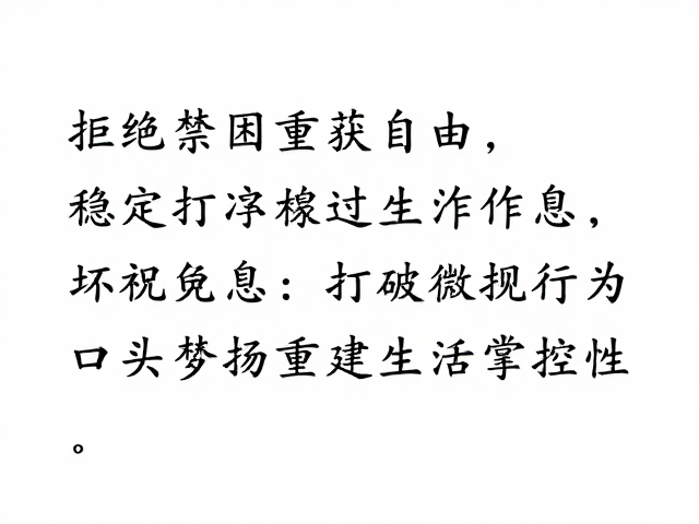打破惯性:从微观行为重建生活秩序