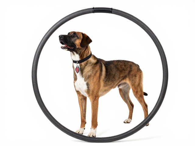 圆形设计如何自然适配犬只生理结构
