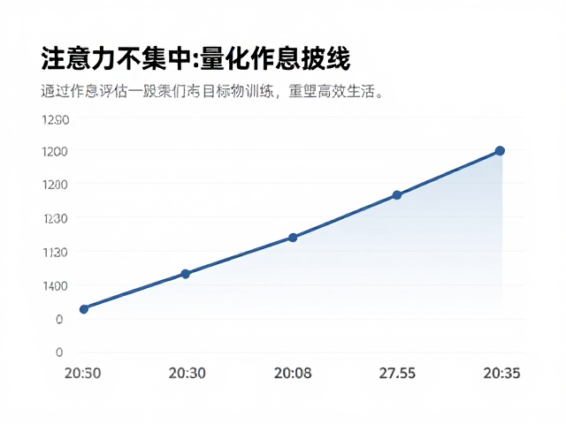 注意力不集中?通过作息评估与目标物训练,重塑高效生活