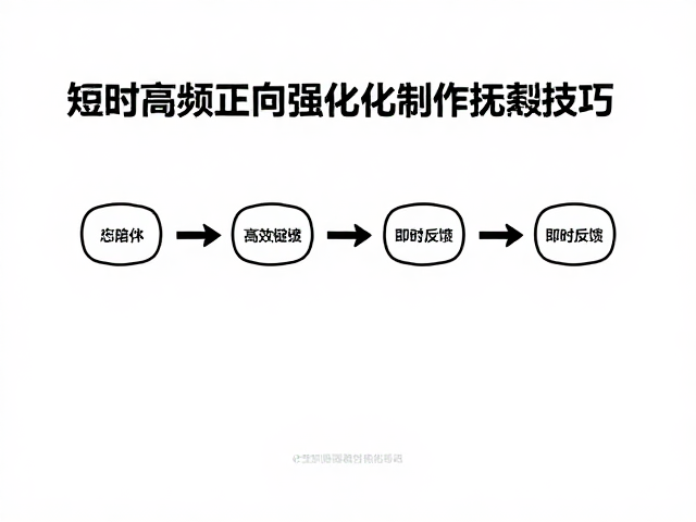 短时高频正向强化，日常陪伴中建立高效习惯的心理学技巧