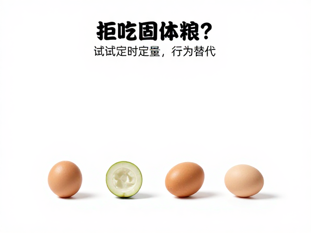 拒吃固体粮?试试定时定量,行为替代,轻松解决挑食