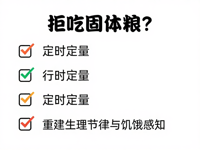 定时定量:重建生理节律与饥饿感知