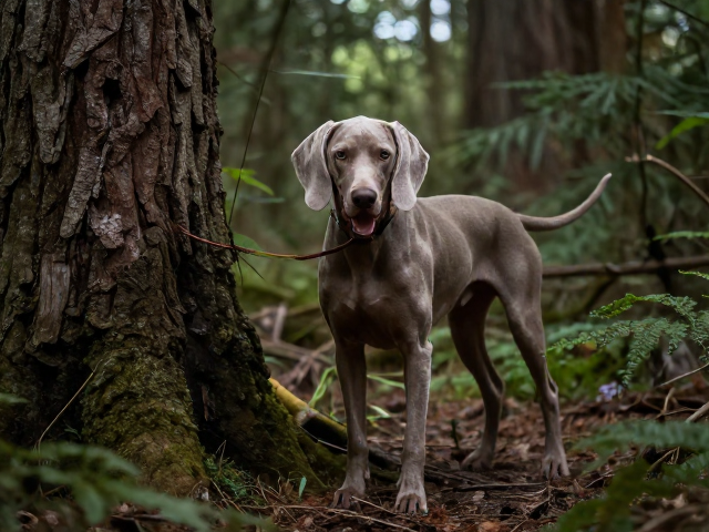 密林隐蔽目标怎么找?魏玛犬户外陪伴搜索技巧