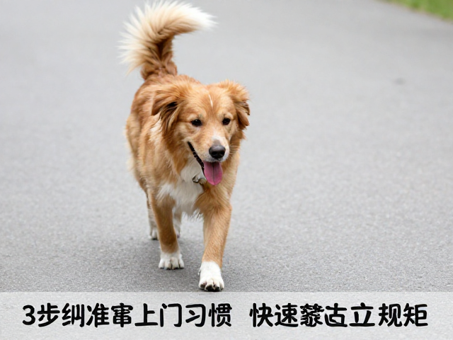 狗狗乱跑不定点大小便？3步纠正窜出门习惯，快速建立规矩