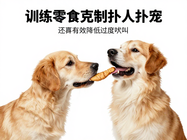 训练零食辅助克制扑人扑宠，有效降低狗狗过度吠叫技巧