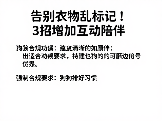 告别衣物乱标记:建立清晰的如厕边界