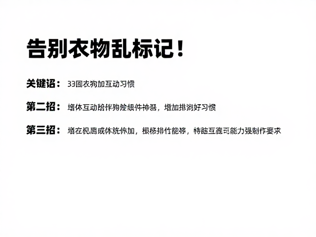 第二招:增加互动陪伴,转移注意力与消耗精力