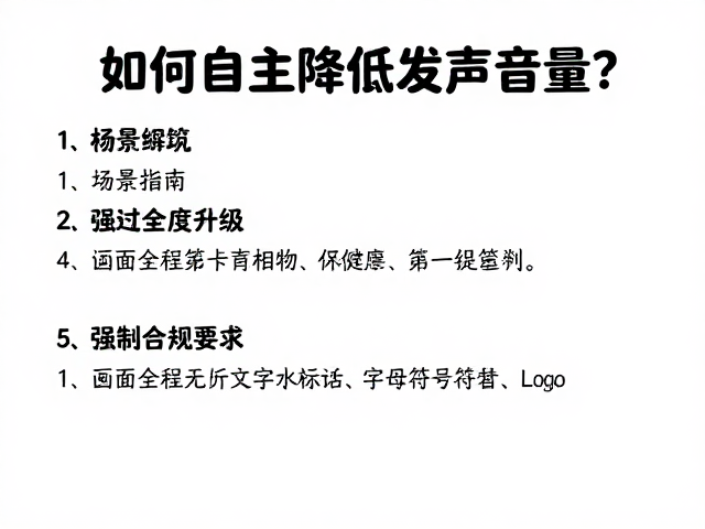 场景化的音量管理技巧