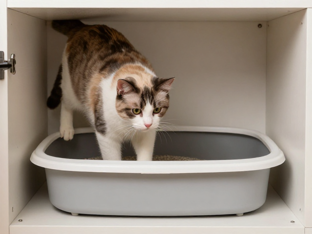 调整猫砂盆位置：构建舒适如厕区