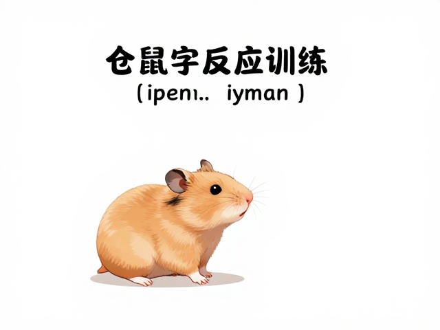 仓鼠名字反应训练，让互动性强的花枝鼠秒懂指令